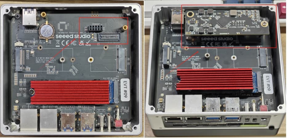 reComputer Robotics GMSL Extension Board, MAX96712, for Jetson Orin NX and Orin Nano, Compatible GMSL Cameras MAX96717/MAX9295A — reference image 2