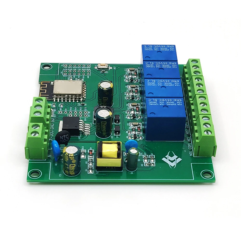 Relay Module WiFi 4‑Channel ESP8266 Development Board Voltage Monitoring Relay Industrial Parts for Wireless Control DC7‑12V/5V — reference image 2