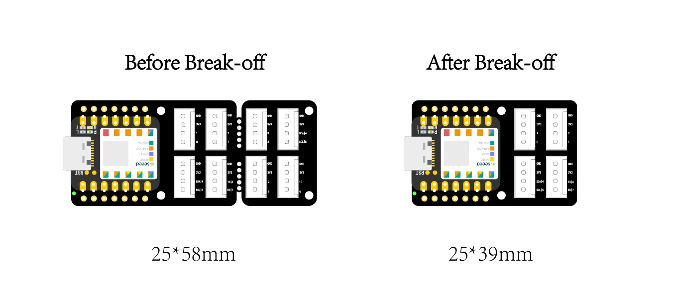 Seeed Studio Grove Base for XIAO – with embedded battery management chip — reference image 3