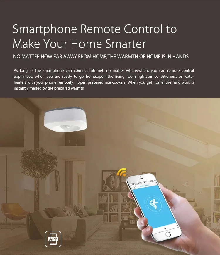Smart WiFi/ZigBee PIR Motion Sensor – Wireless Infrared Security Detector, APP Alerts, Smart Home Burglar Alarm System — reference image 7