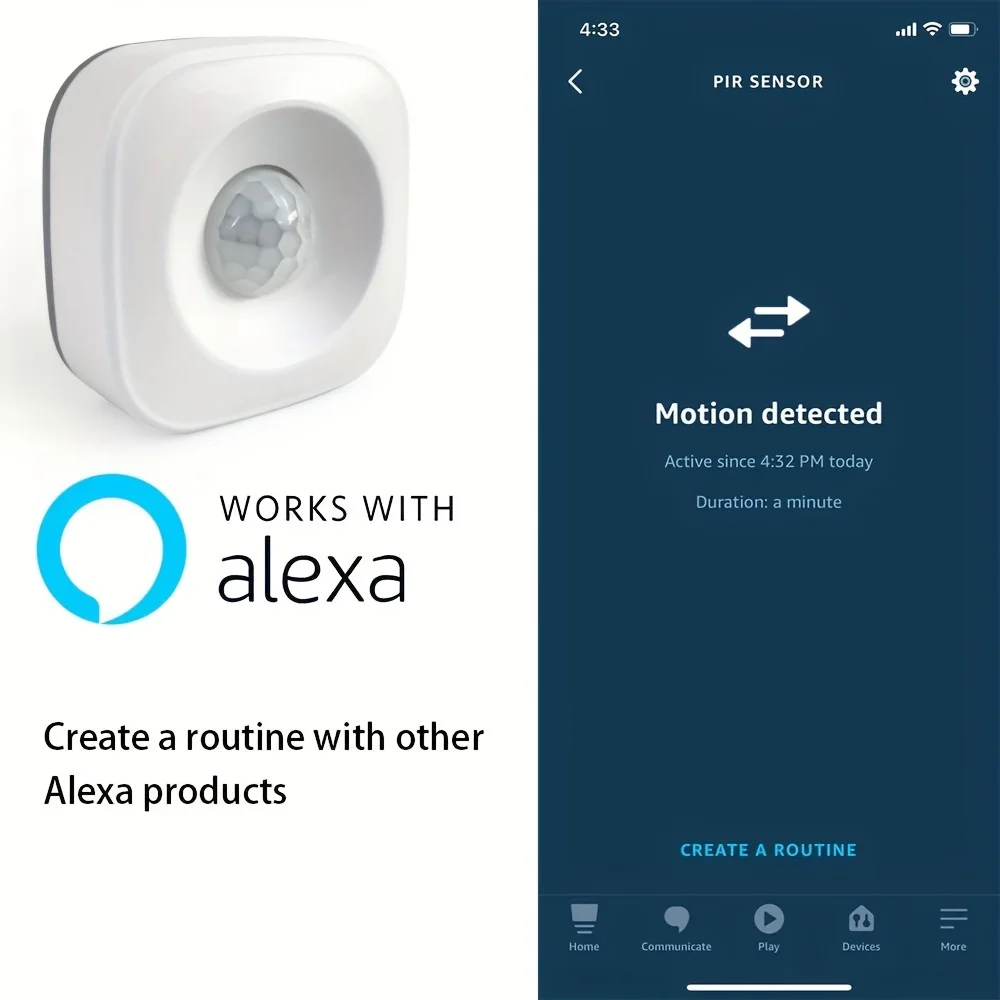Smart WiFi/ZigBee PIR Motion Sensor – Wireless Infrared Security Detector, APP Alerts, Smart Home Burglar Alarm System — reference image 8