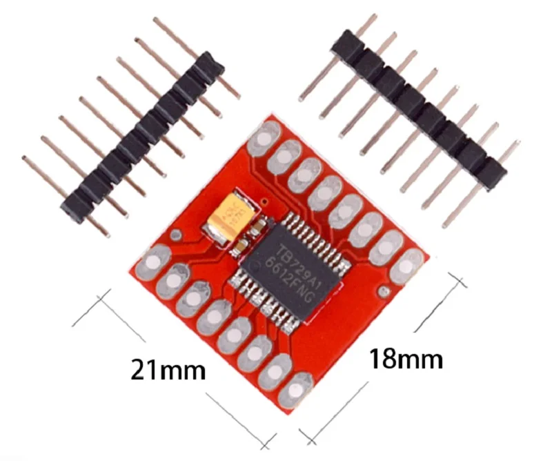 TB6612 Dual Motor Driver 1A TB6612FNG Microcontroller Better than L298N for Arduino — reference image 1