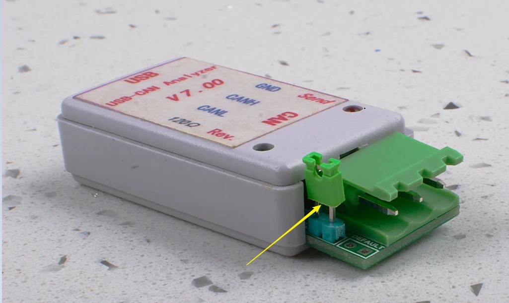 USB to CAN Analyzer Adapter (V8.00) with USB Cable, Collect CAN-BUS Data, Supports CAN2.0A & CAN2.0B — reference image 1