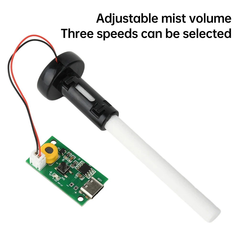 USB Mini Humidifier DIY Kits Mist Maker and Driver Circuit Board Ultrasonic Atomization Control Board Type C Interface — reference image 5