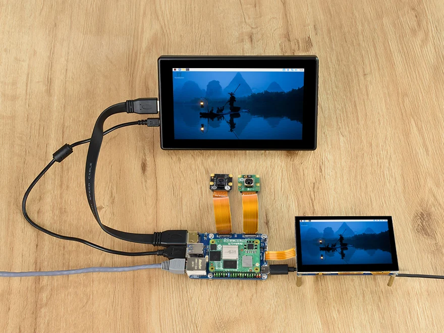 Waveshare Mini Base Board (A) designed for Raspberry Pi Compute Module 5 — reference image 7