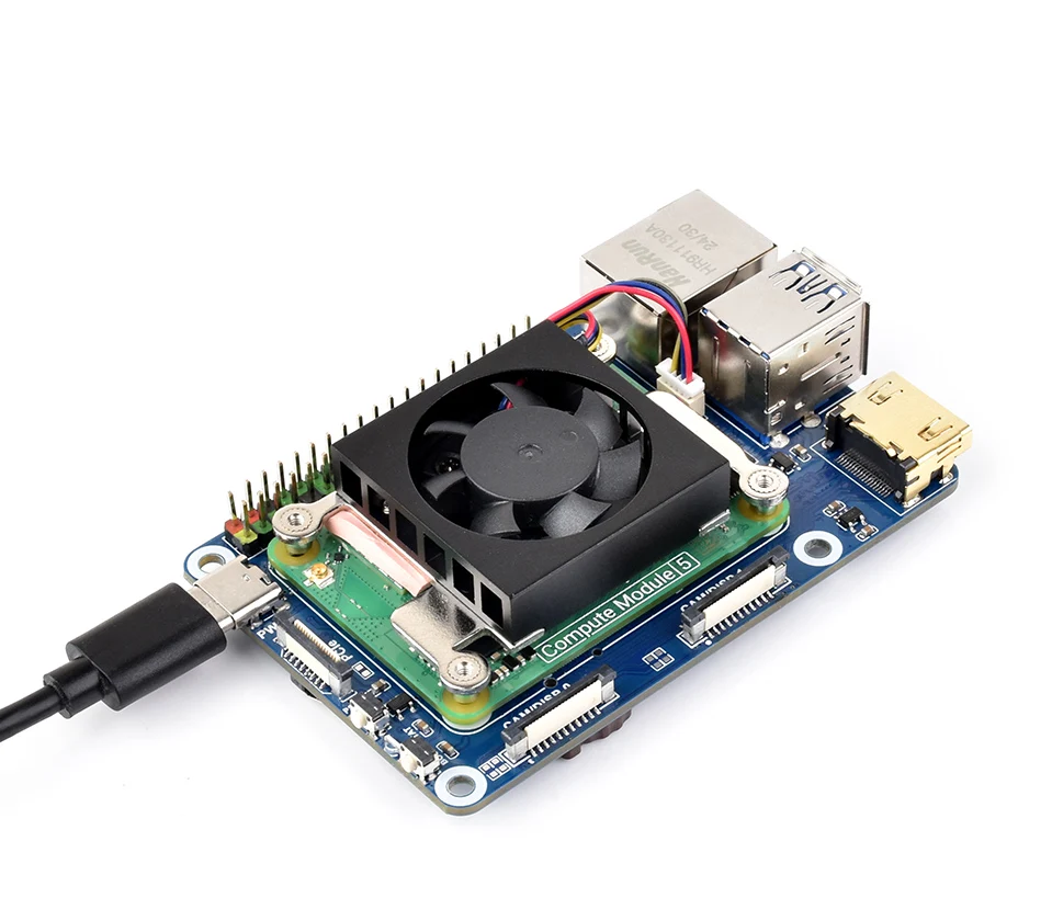 Waveshare Mini Base Board (A) designed for Raspberry Pi Compute Module 5 — reference image 8