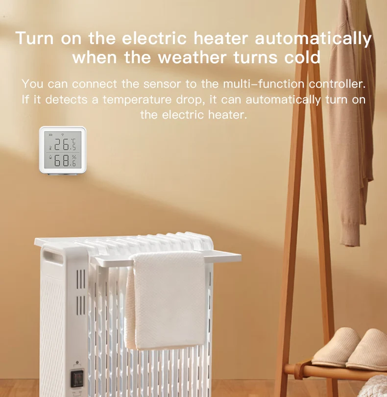 WiFi Temperature Sensor | Smart Humidity Monitor | Works with Alexa, Google Home & Tuya — reference image 6