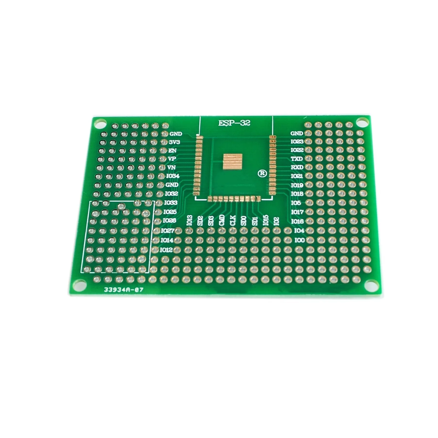 wifi ESP8266/ Prototype PCB ESP12F12E/ESP32 Cavity Board/ 5X7 Double Side Tin Plated — reference image 1