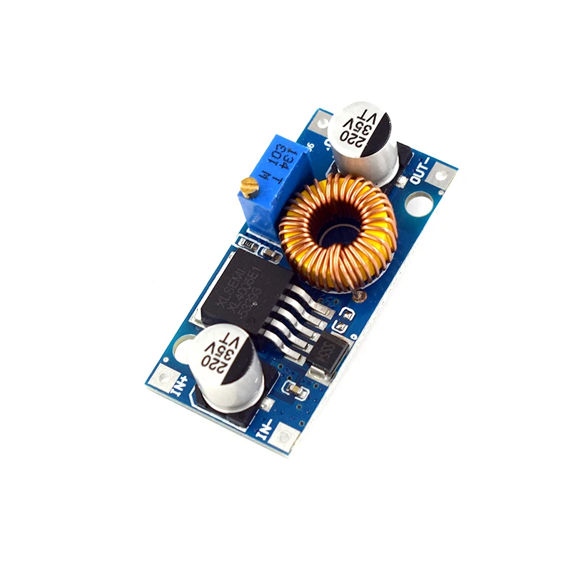 XL4005 DSN5000 Beyond LM2596 DC-DC Max 5A high current adjustable step-down power module High Conversion Efficiency High power — reference image 3