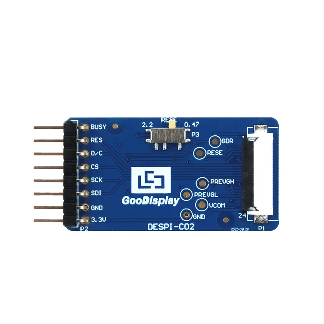 Placa adaptadora de conexión HAT de pantalla ePaper serial de 24 pines para pantalla e-Ink HAT