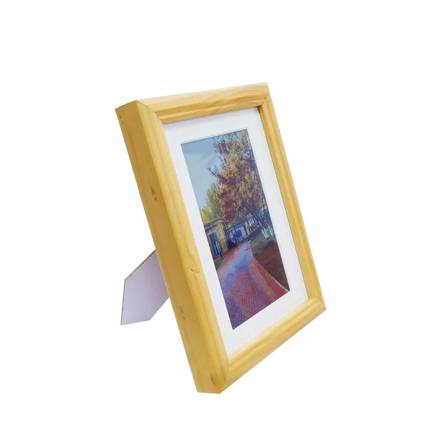 E6 7.3-inch Color E-Paper Frame Solid Wood Design Ultra-Long Standby 800x480 E Ink Photo Frame - Imagen 2