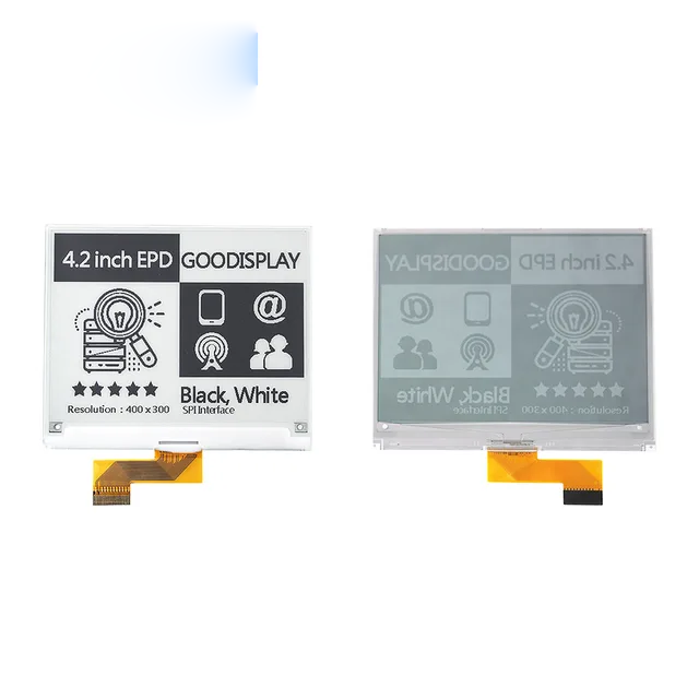 4.2 Inch E-Paper Display 1.5s Fast Update 400x300 E-Ink Display Module For Digital Price Tags with SPI Interface Screen - 画像 (5)