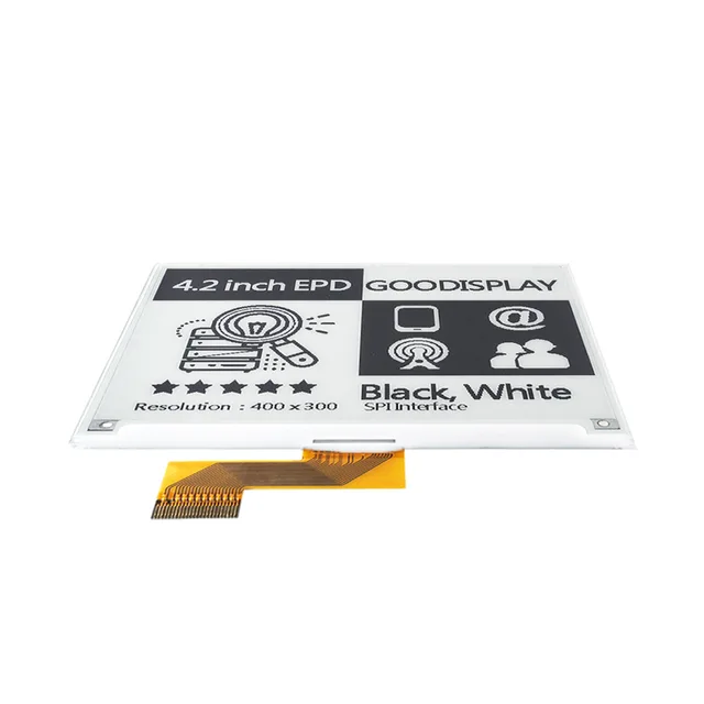 4.2 Inch E-Paper Display 1.5s Fast Update 400x300 E-Ink Display Module For Digital Price Tags with SPI Interface Screen - 画像 (4)
