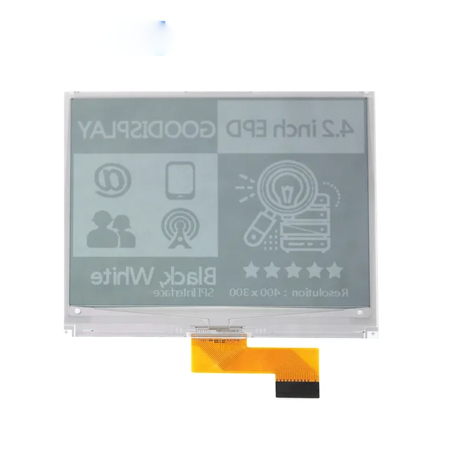 4.2 Inch E-Paper Display 1.5s Fast Update 400x300 E-Ink Display Module For Digital Price Tags with SPI Interface Screen - 画像 (3)