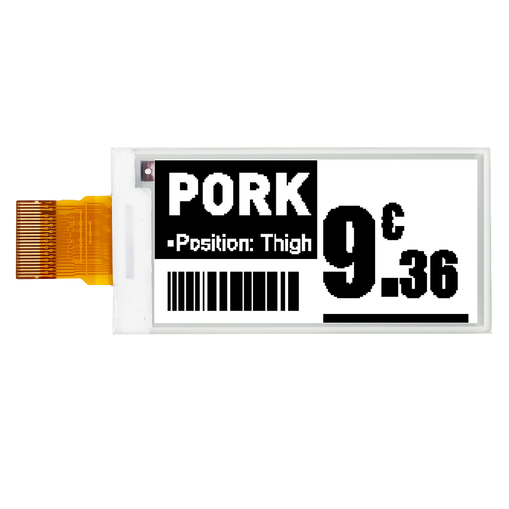 2.13 Inch Black White ePaper Display