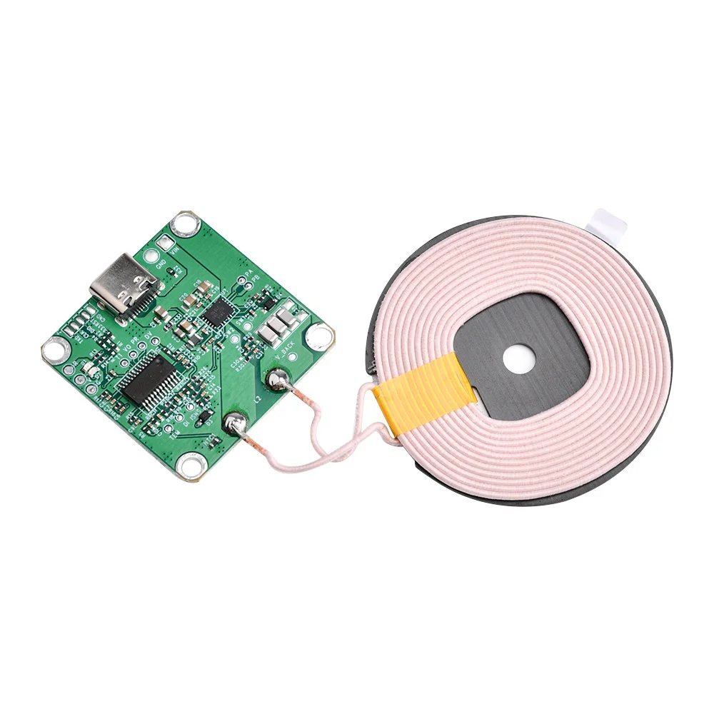 Transmitter Module Coil Circuit Board 20W Type-c Fast Charging Wireless Charger PCBA DIY Standard Accessories - 画像 (2)