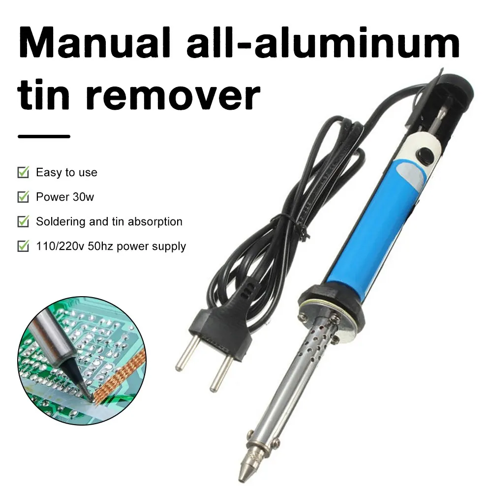 AC 220V Electric Desoldering Machine Pen Soldering Iron 30W PCB Solder Suction Vacuum Pump Welding Tools – Bild 6