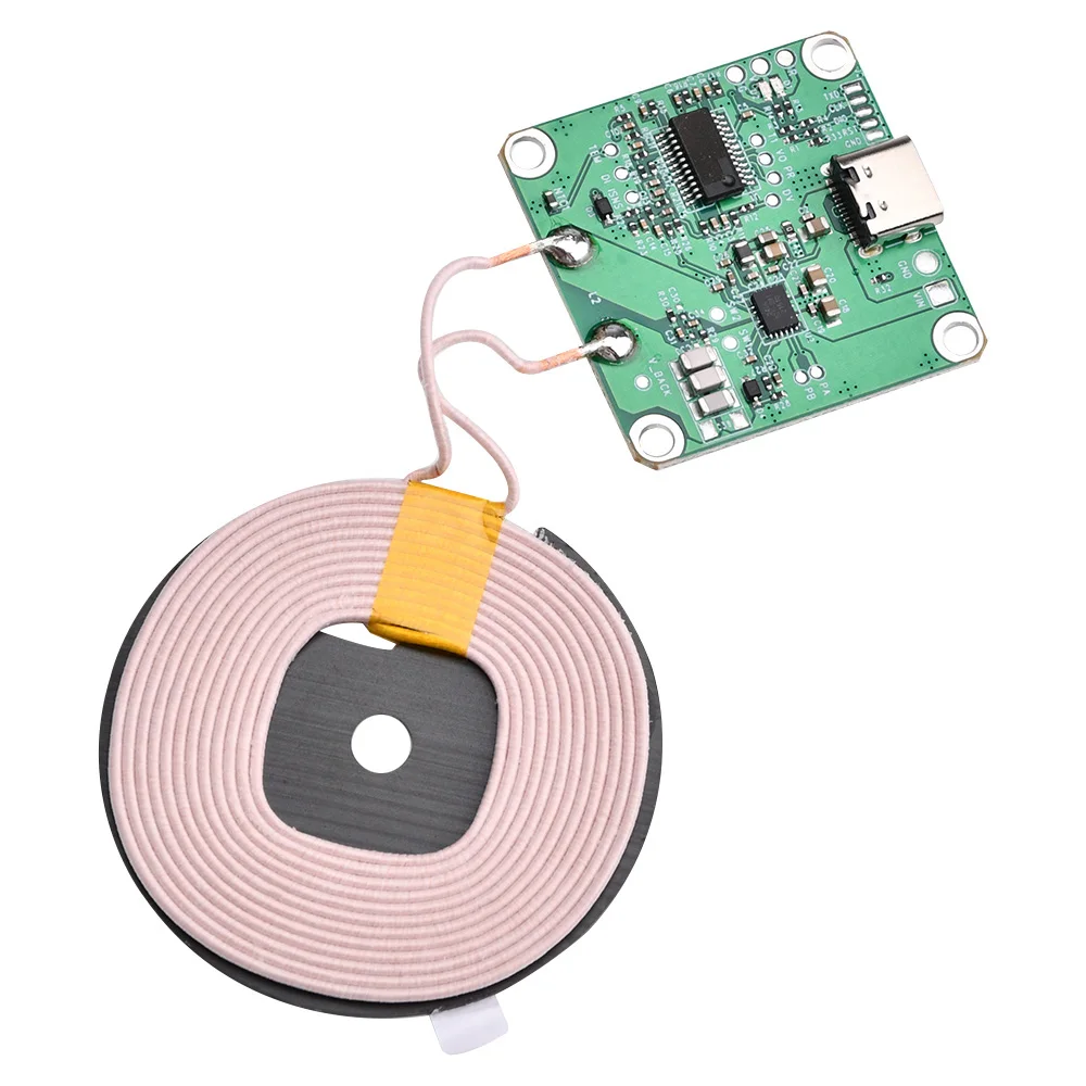 Transmitter Module Coil Circuit Board 20W Type-c Fast Charging Wireless Charger PCBA DIY Standard Accessories - 画像 (4)