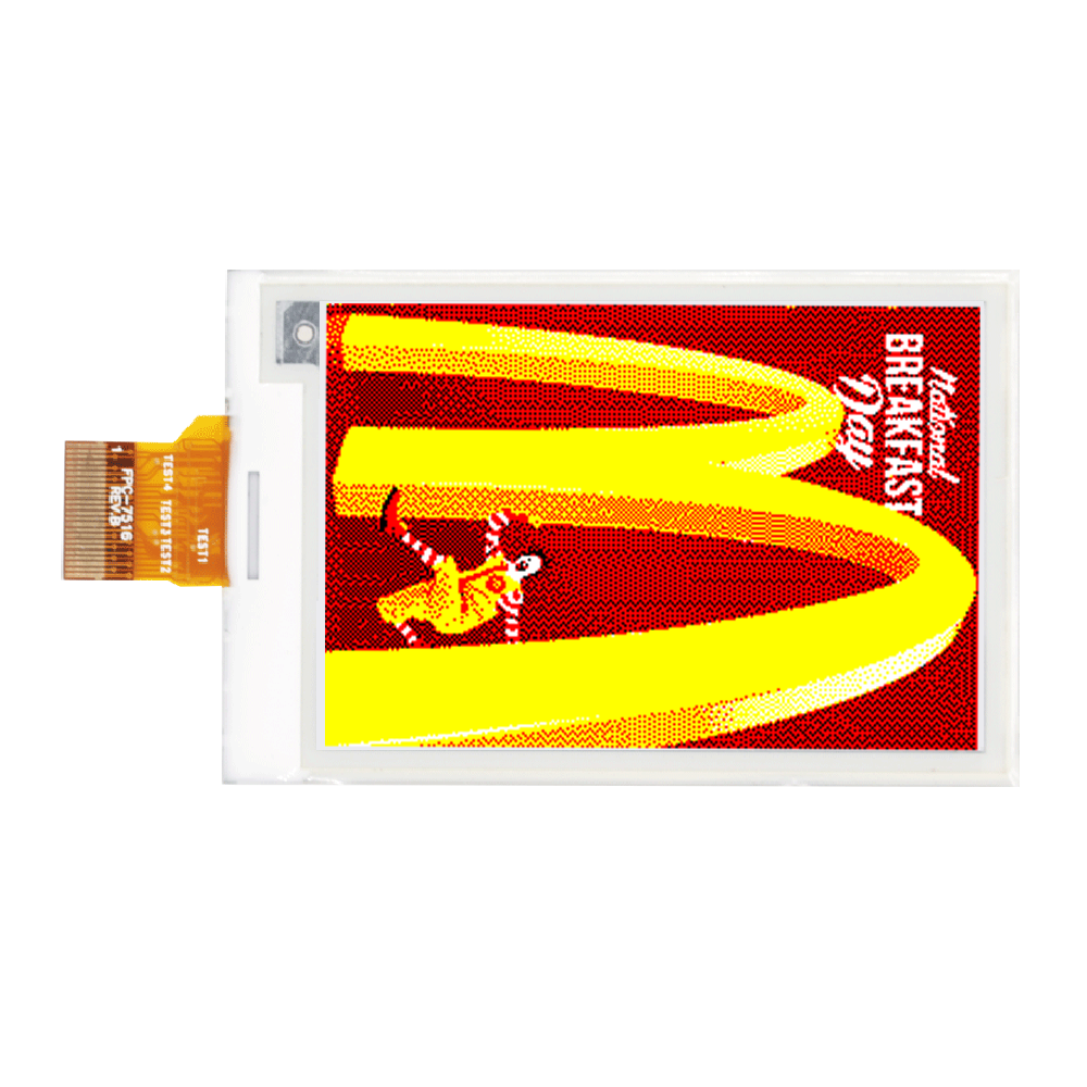 2.7 Inch 4 Color ePaper Display