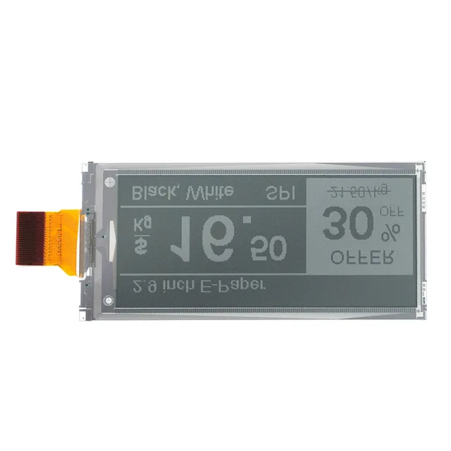 2.9 Inch E-Paper Display 1.5s Fast Refresh 4 Grayscale Black And White, 296x128 E-Ink Screen - Imagen 4