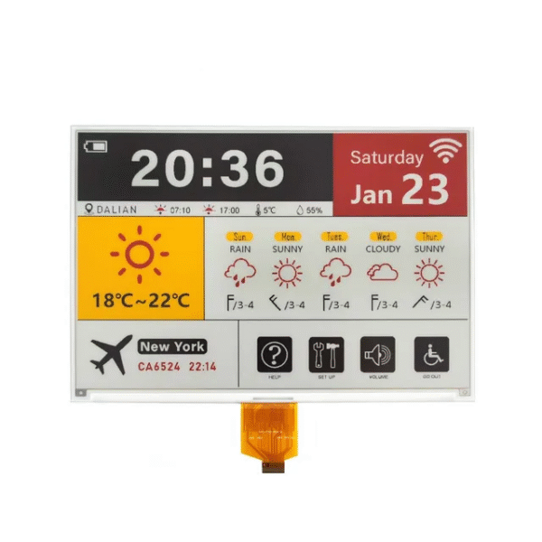 10.2 Inch 4 Color Large E-Ink Display 960x640 ePaper Screen
