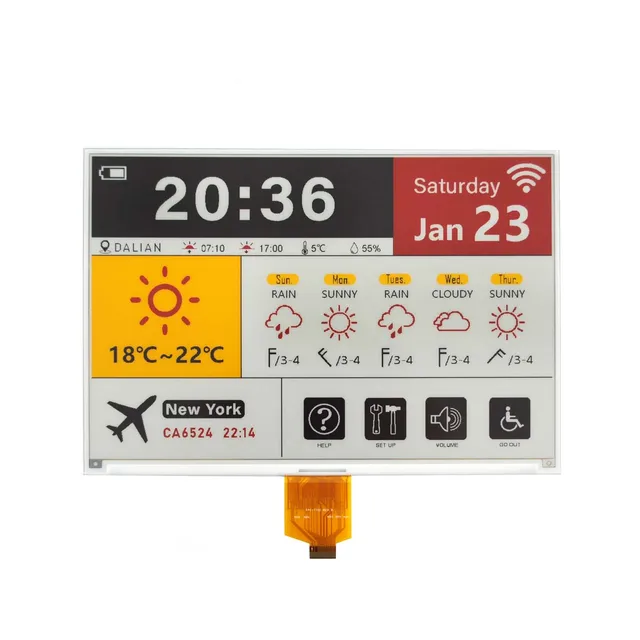 10.2 Inch 4 Color Large E-Ink Display 960x640 ePaper Screen