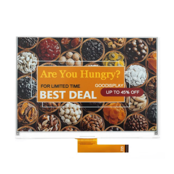 9.7 inch 4 Colors Vivid E-Paper Display 12s Fast Refresh SPI Interface 960×672 E-Ink Panel