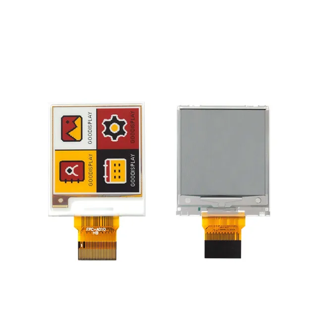 1.54" 4-color Multi-color E-Paper Display, black, white, yellow and red 152x152 E-Ink Screen - Imagen 3