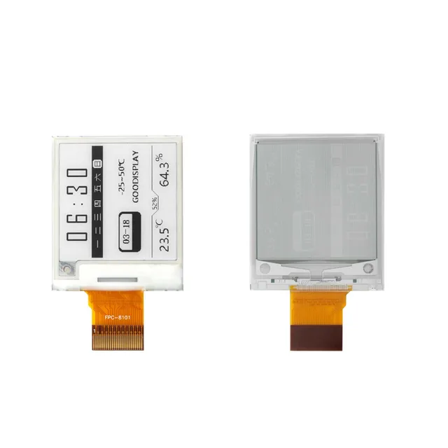 1.54 inch E-Paper Display Module 200x200 Resolution Wide Temperature Range for Industrial Use - 画像 (4)