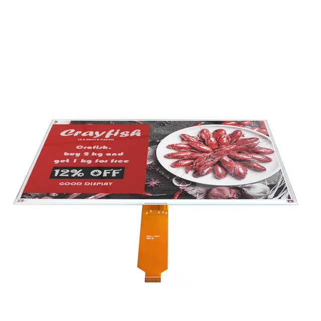 13.3" Tri-Color E-Ink Display A4 Size 960x680 1s Partial Refresh E-paper Screen - Imagen 3