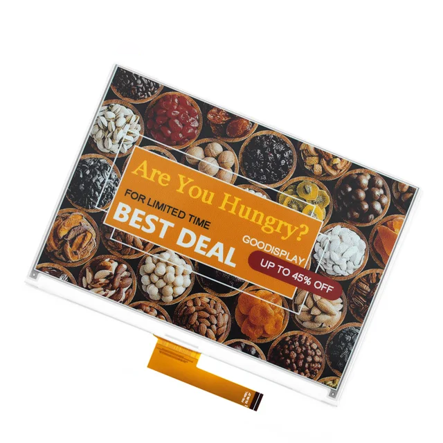 9.7 inch 4 Colors Vivid E-Paper Display 12s Fast Refresh SPI Interface 960×672 E-Ink Panel - 画像 (2)