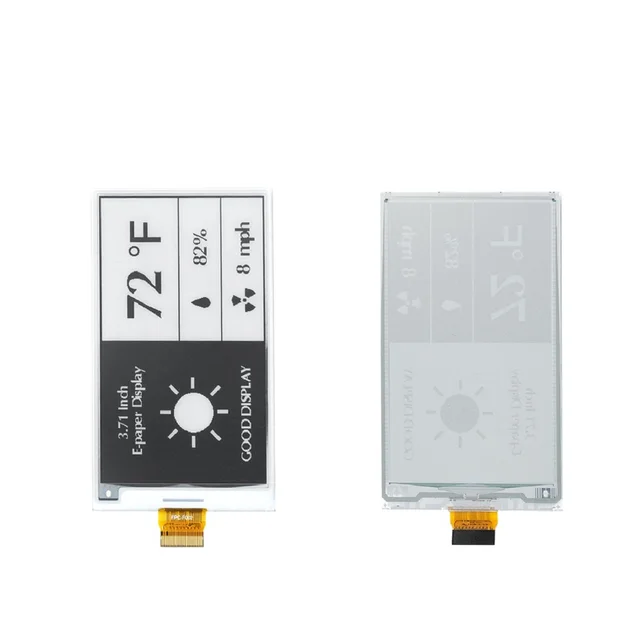 3.7 Inch E-paper Screen 416x240 4 Grayscale Black And White SPI Fast Refresh Electronic E-Ink Display - 画像 (4)