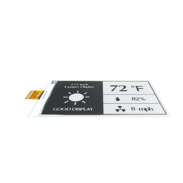 3.7 Inch E-paper Screen 416x240 4 Grayscale Black And White SPI Fast Refresh Electronic E-Ink Display - 画像 (3)
