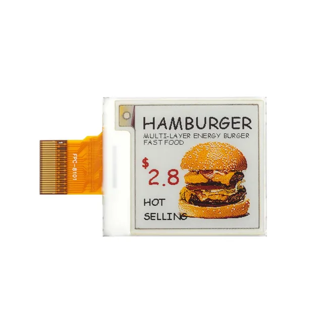 1.54 inch E-paper Screen four color yellow and red 200x200 E-ink Display