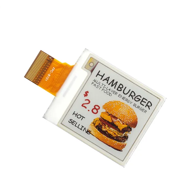 1.54 inch E-paper Screen four color yellow and red 200x200 E-ink Display - 画像 (2)