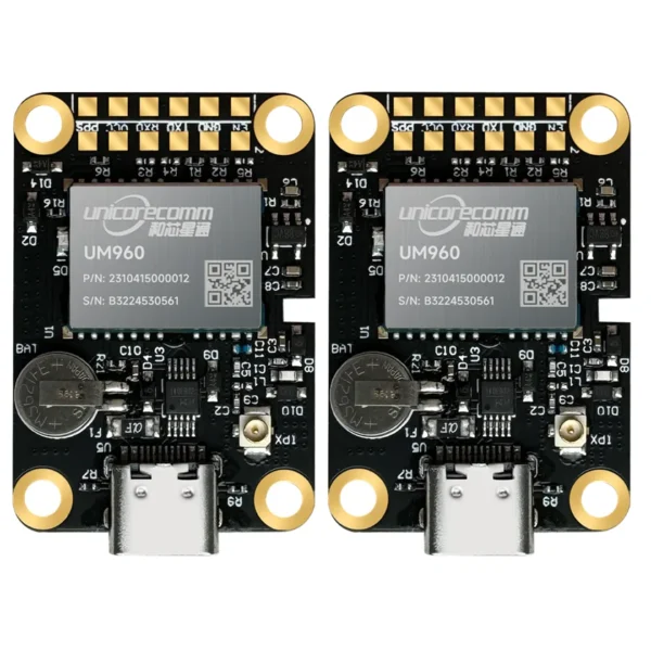 Módulo GPS-RTK UM960, placa de desarrollo BDS/GPS/GLONASS/Galileo/QZSS, RTK diferencial de alta precisión a nivel centimétrico, 20 Hz.