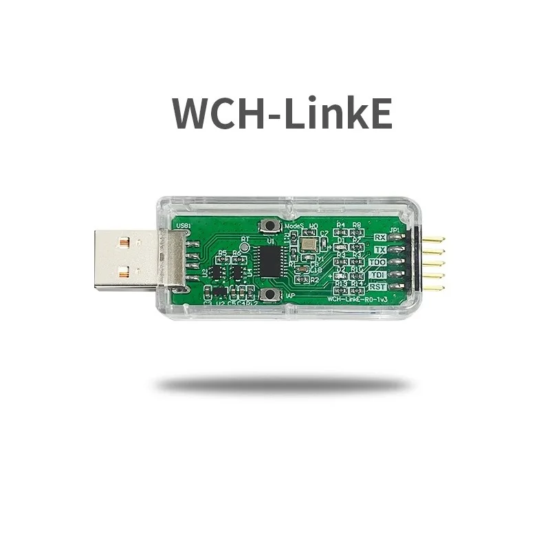 WCH LinkEオンラインダウンロードデバッガーサポートWCH RISC-VアーキテクチャMCU/SWDインターフェースARMチップ1シリアルポート-USBチャネル