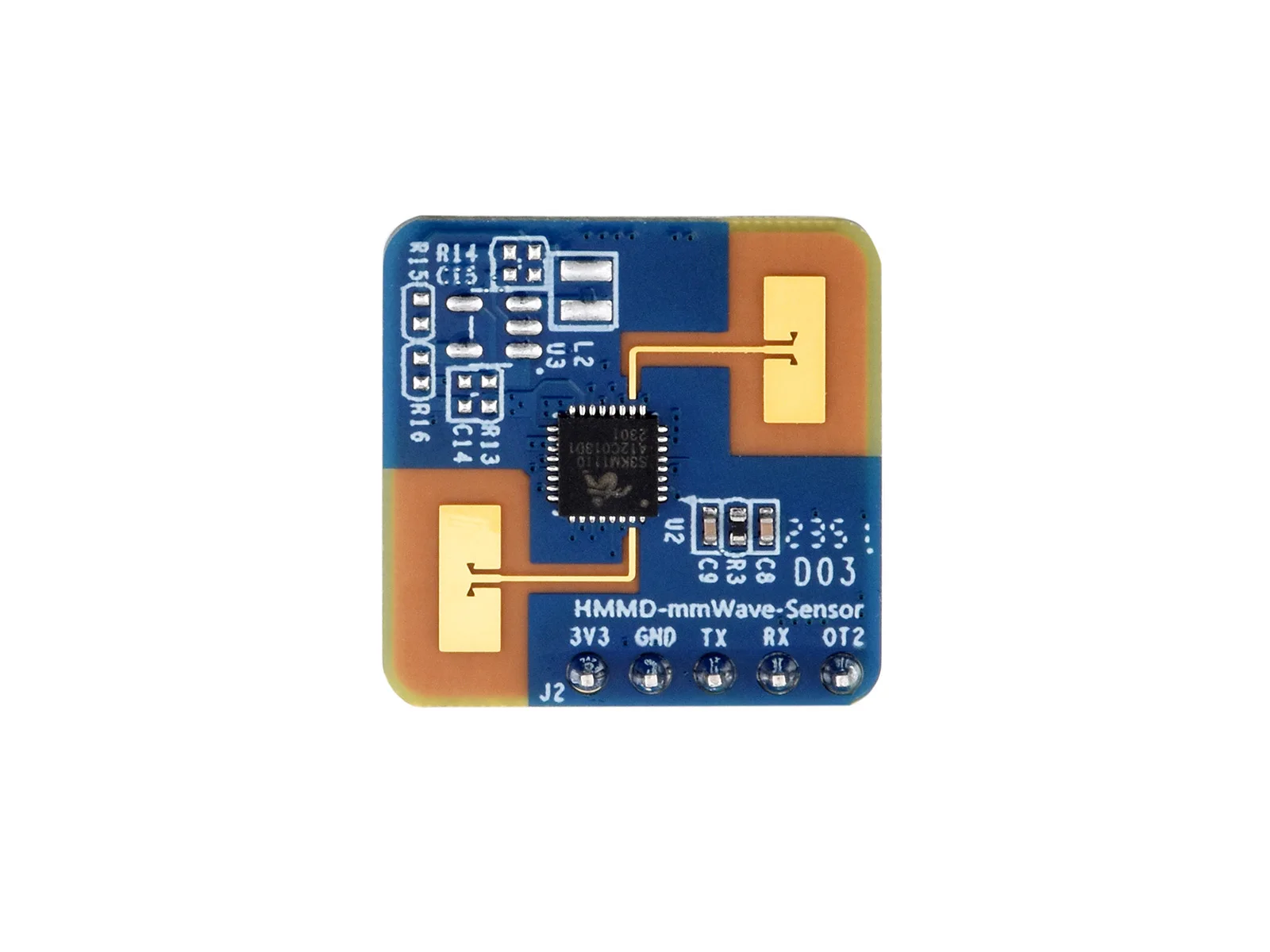 Sensor de movimiento micro de radar de ondas milimétricas de 24 GHz con chip S3KM1110
