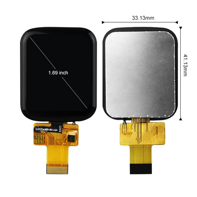 1.69 inch IPS TFT LCD capacitive touchscreen 4-line SPI interface ST7789V driver - Imagen 2