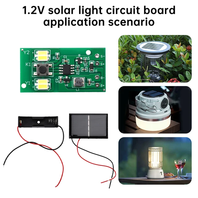 1.2V Solar Controller Charging Street Light Switch Circuit Board Charging Controller Circuit Switches Lithium Battery Charging B - Image 5