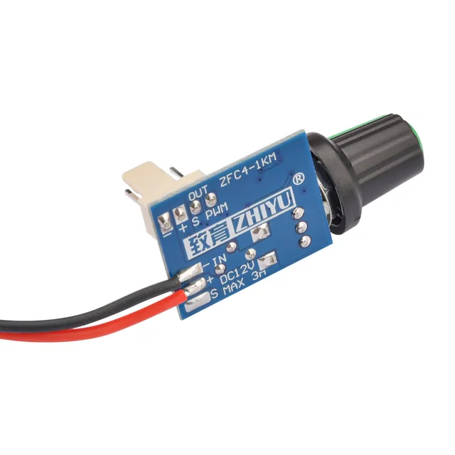 Mini 3A PWM 12V DC Motor Speed Controller Module DC-DC 4.5V-35V Adjustable Speed Regulator Control Governor Switch 24V - Image 2