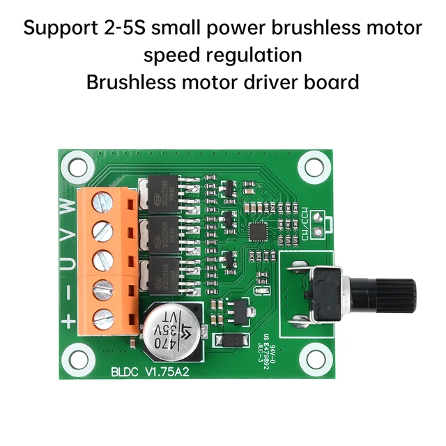 75W/200W High Quality DC Brushless Motor Control Board 6V12V24 Volt CD Drive Fan Motor Governor DIY Accessories - Imagen 2