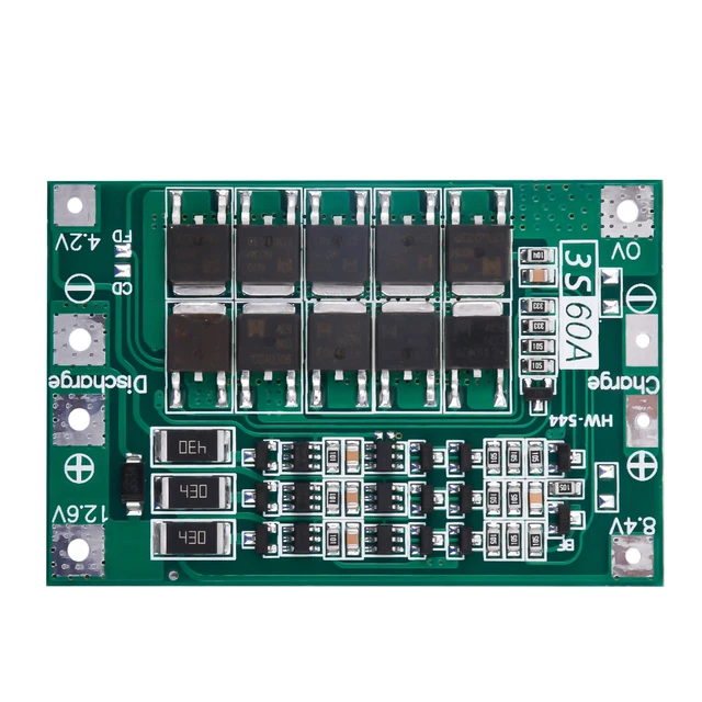 3S 60A Lithium Battery Charging Protection Board Split Port Active Equalizer Module Battery Management System BMS - Imagen 3