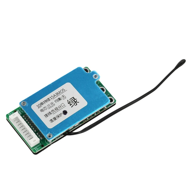 BMS 10S 36V 15A Li-ion Lipolymer 18650 lithium Battery Protection Board Short Circuit Protection Temperature Control NTC - Imagen 3