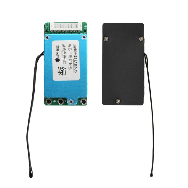 BMS 10S 36V 15A Li-ion Lipolymer 18650 lithium Battery Protection Board Short Circuit Protection Temperature Control NTC - Imagen 4