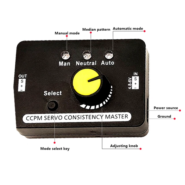 RC Servo Tester Centering Tool ESC Motor Checker High Precision for Airplanes Remote Control Models Tester Tool - Image 4