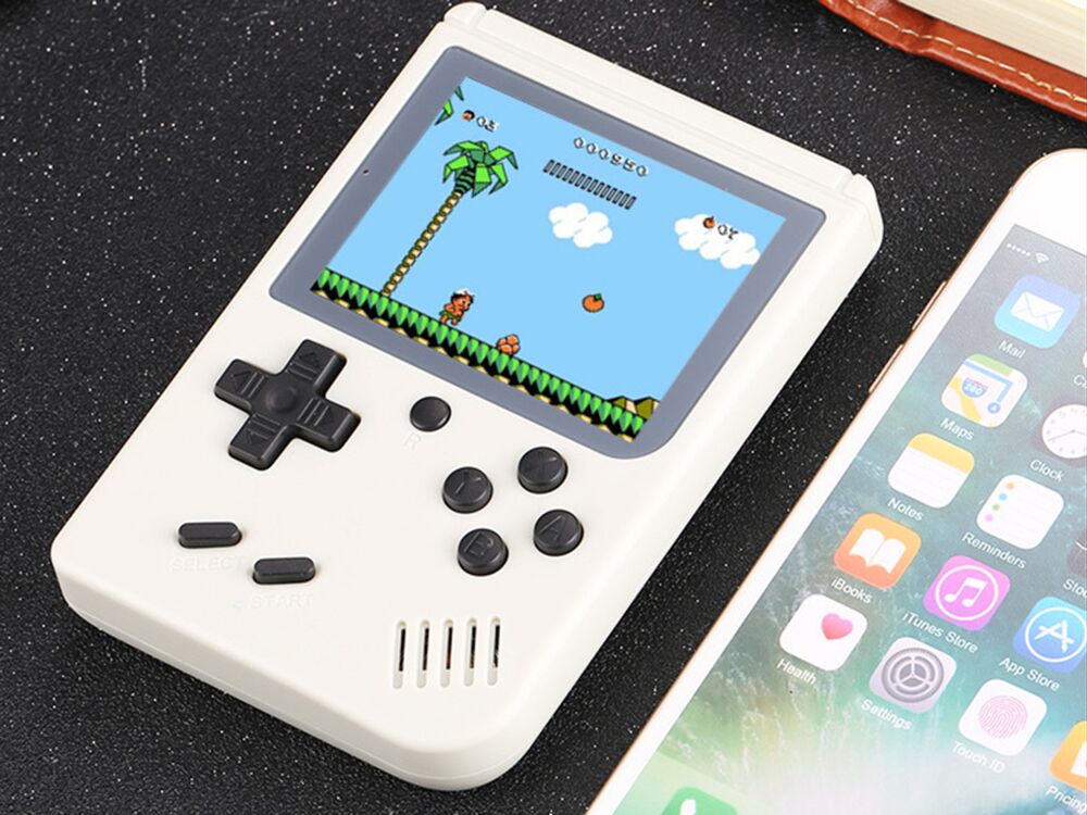 Handheld Retro Game Console with 400 Classical FC Games - Random color - 画像 (3)