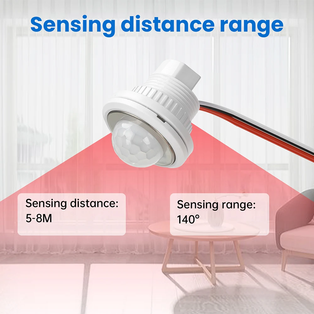 DC 3.5-24V Automatic Sensor Light Switch LED PIR Infrared Motion Sensor Detection Night Light Indoor Outdoor - Image 6