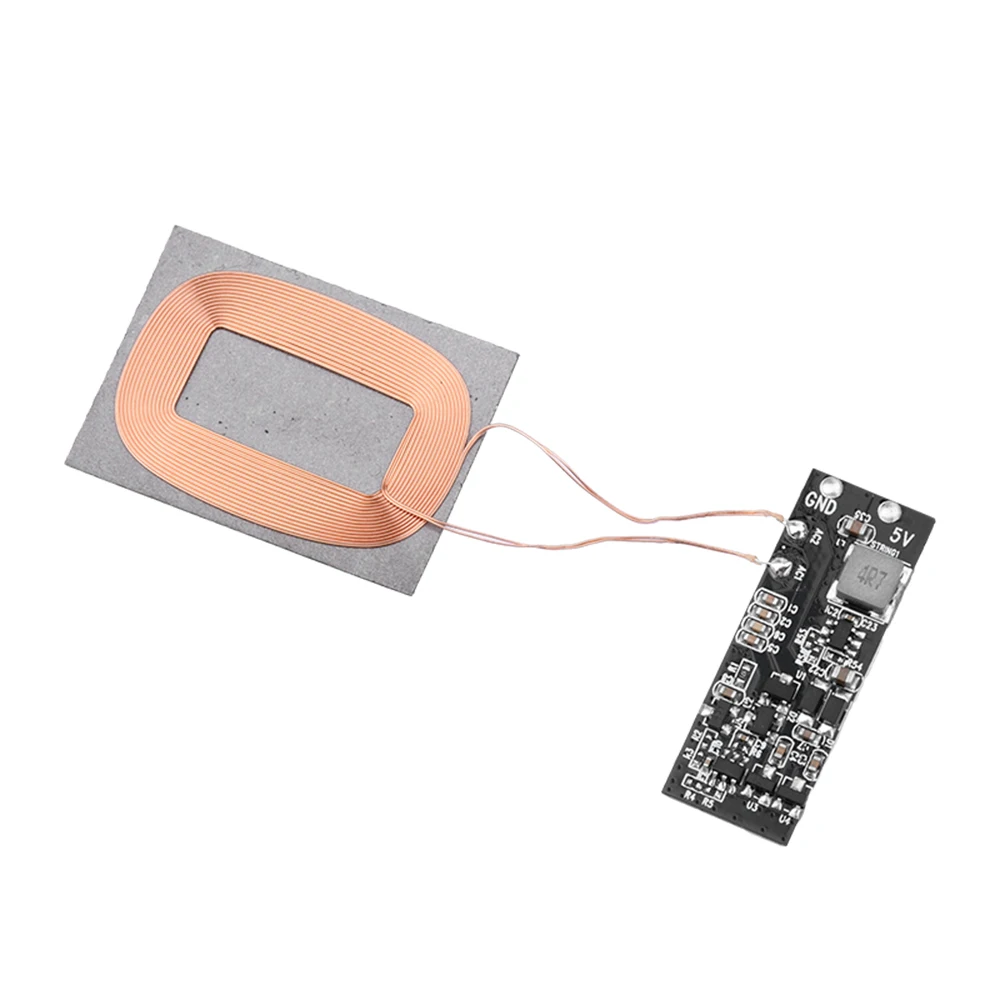3W 600mA/5W 1A Wireless Charging Receiver Module Small Coil Built-in 5V Charging Wireless Charger PCBA Board - 画像 (3)