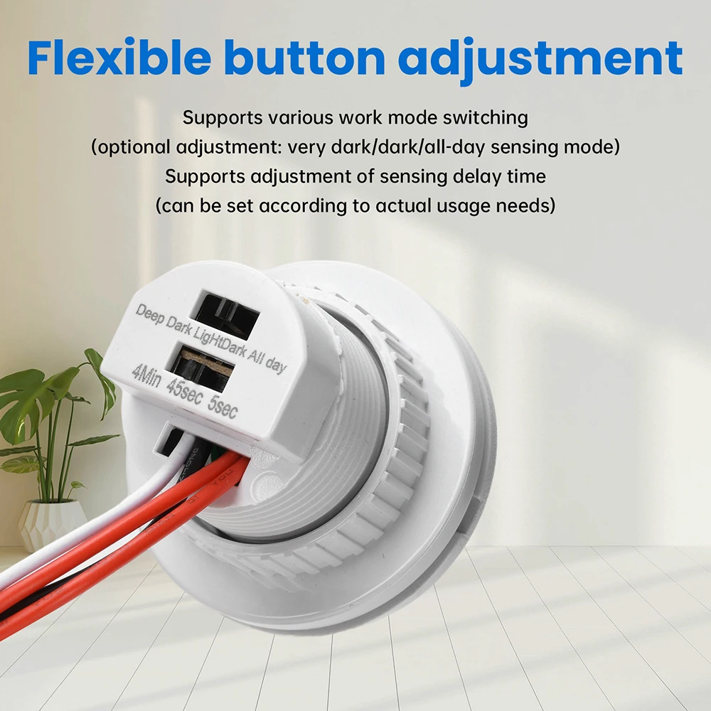 DC 3.5-24V Automatic Sensor Light Switch LED PIR Infrared Motion Sensor Detection Night Light Indoor Outdoor - Image 4